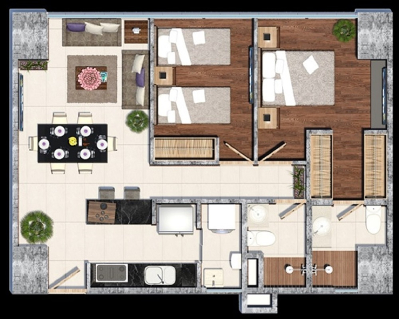 Venta Departamento En City Towers Black, Piso 4
