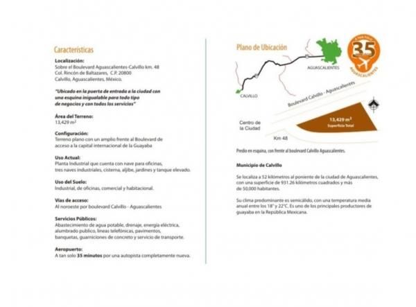 Terreno En Venta En Calvillo Aguascalientes