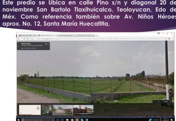 Terreno En Venta En Teoloyucan