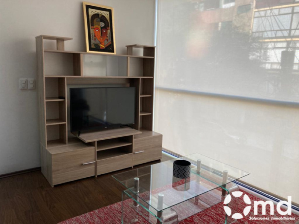 Renta Departamento  Amueblado En Colonia Roma