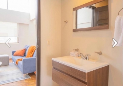 penthouse en renta en polanco - platon semi amueblado
