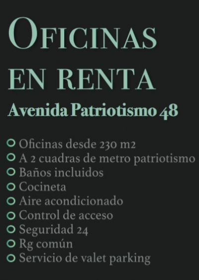 OFICINA EN RENTA 220m2 , $87120