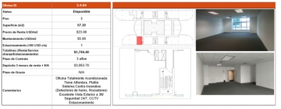 oficina en renta en santa fe, german center 90m2 , $45540