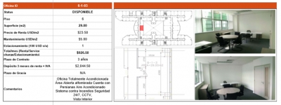 oficina en renta en santa fe, german center 90m2 , $45540