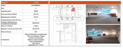 oficina en renta en santa fe, german center 90m2 , $45540