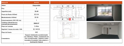 oficina en renta en santa fe, german center 90m2 , $45540