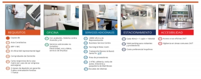 oficina en renta en santa fe, german center 90m2 , $45540