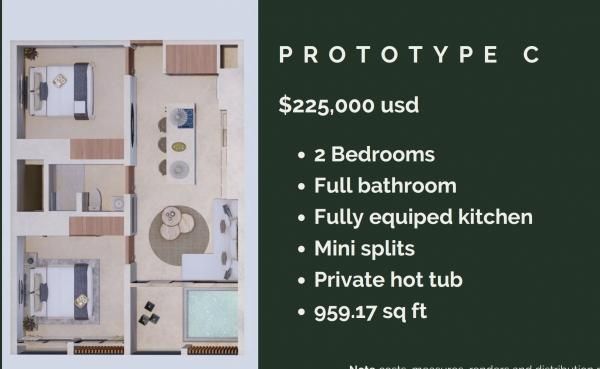 Departamento En Venta Iguana  Tulum, Quintana Roo 