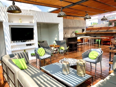 ph con roof garden privado en lomas de chapultepec