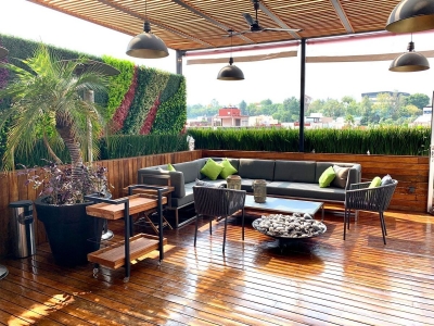 ph con roof garden privado en lomas de chapultepec