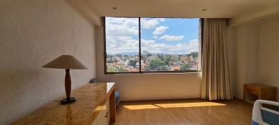 departamento con balcón en venta en lomas de chapultepec, torre quadrum