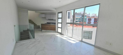 penthouse nuevo con roof garden privado en del valle