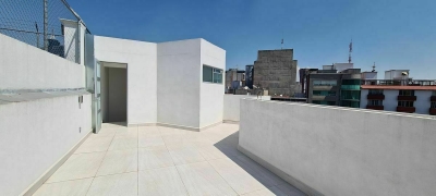 penthouse nuevo con roof garden privado en del valle