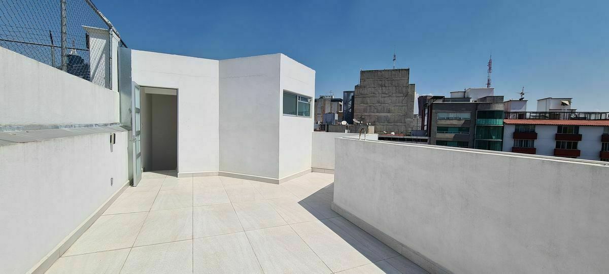 penthouse nuevo con roof garden privado en del valle