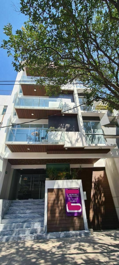 penthouse nuevo con roof garden privado en del valle