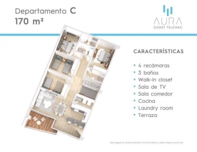 Preventa/Departamento/Telchac Puerto