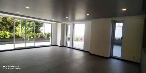 cúspide residencial, parques del pedregal. garden house nuevo con terraza