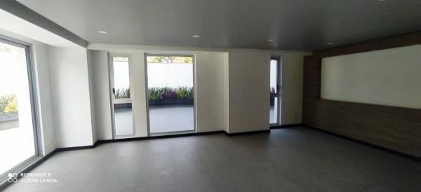 cúspide residencial, parques del pedregal. garden house nuevo con terraza