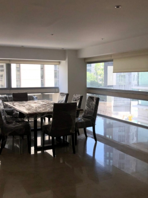 Departamento en renta con Ã¡reas comunes en Polanco.