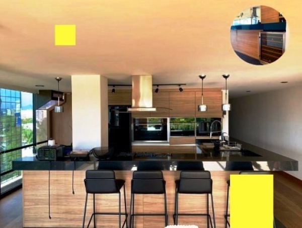 newton, impresionante depto en el corazón de polanco, con balcón