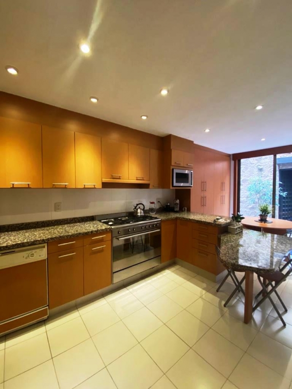 el refugio, la loma santa fe, garden house en venta. jardín y terraza privados