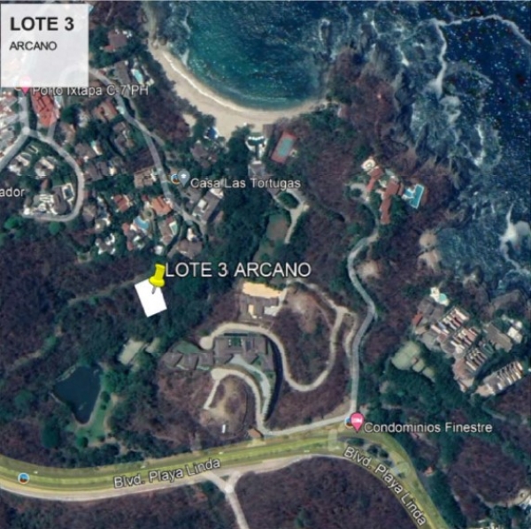 CONDOMINIO ARCANO, Terreno en Venta con seguridad, en Ixtapa Zihuatanejo. Lote 3