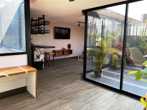 chihuahua, pent house con roof garden privado. en 2 niveles. edificio exclusivo