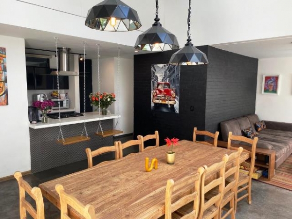chihuahua, pent house con roof garden privado. en 2 niveles. edificio exclusivo