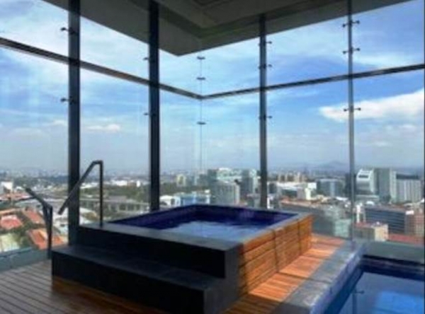 residencial infiniti santa fe, con 2da recámara o estudio. piso alto
