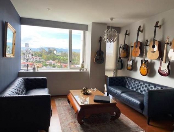 residencial infiniti santa fe, con 2da recámara o estudio. piso alto