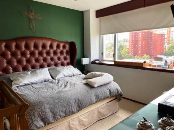 residencial infiniti santa fe, con 2da recámara o estudio. piso alto