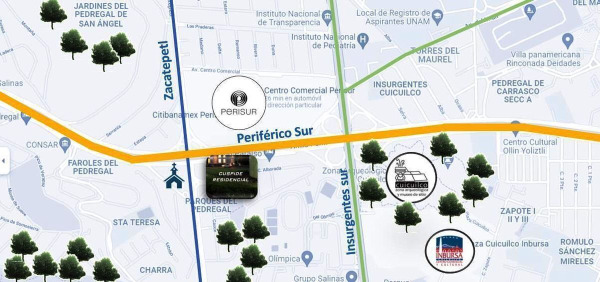cúspide residencial, parques del pedregal. garden house nuevo con terraza
