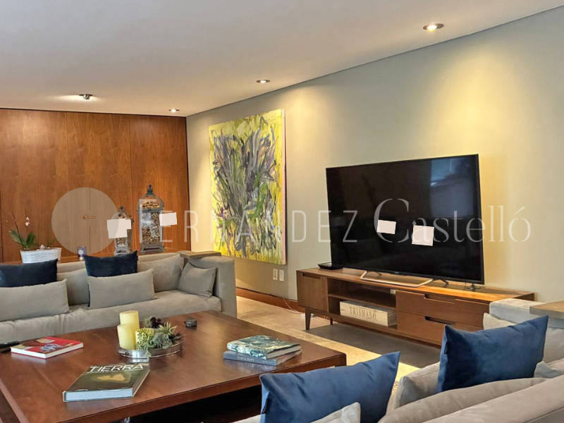 RENTA DE DEPARTAMENTO AMUEBLADO EN LAS LOMAS