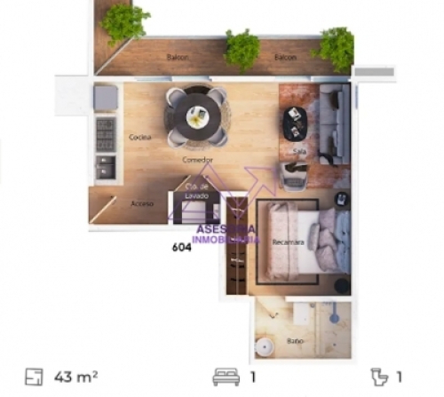 Departamento En Venta En Merced Gómez