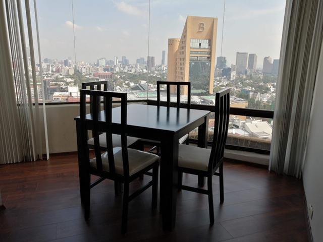 departamento renta amueblado en polanco con balcon
