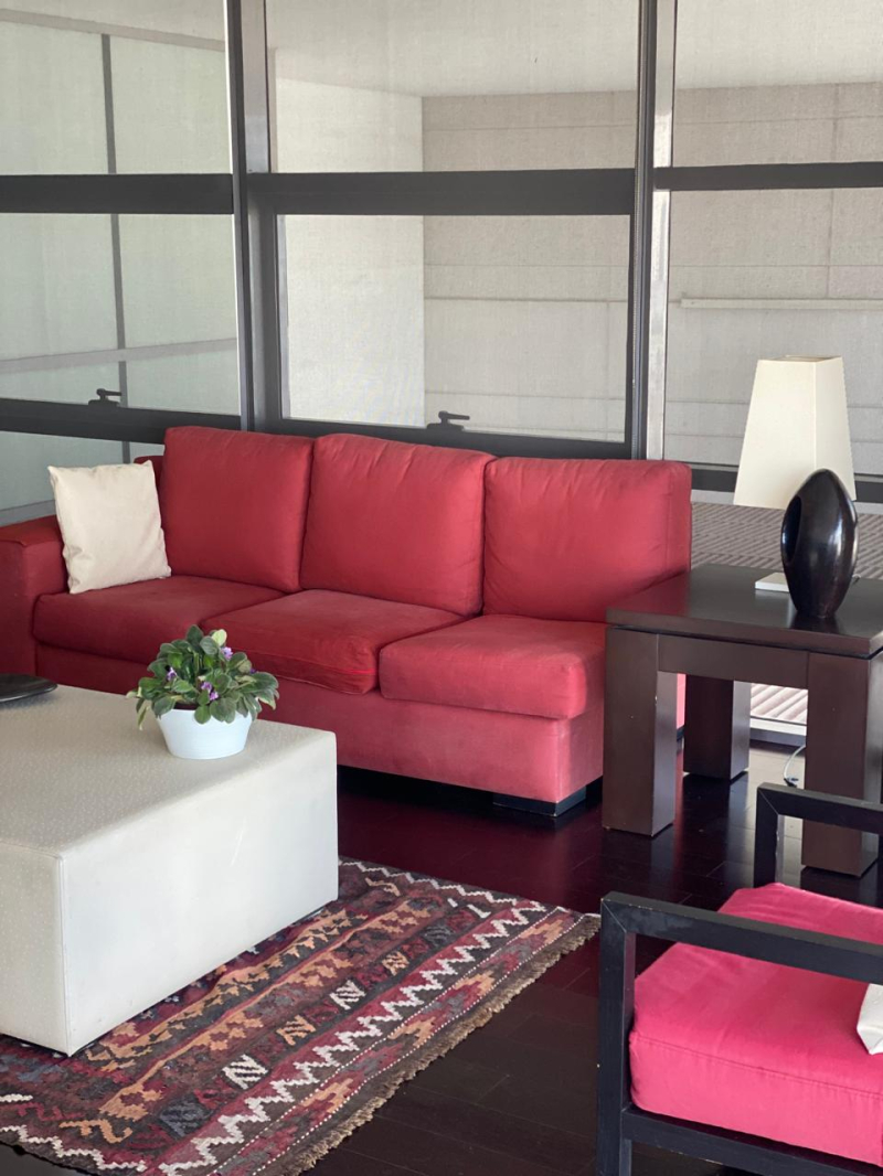acogedor y práctico depto. en ave santa fe,  amenities, vista a la mexicana.