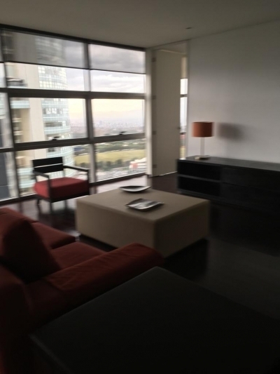 acogedor y práctico depto. en ave santa fe,  amenities, vista a la mexicana.