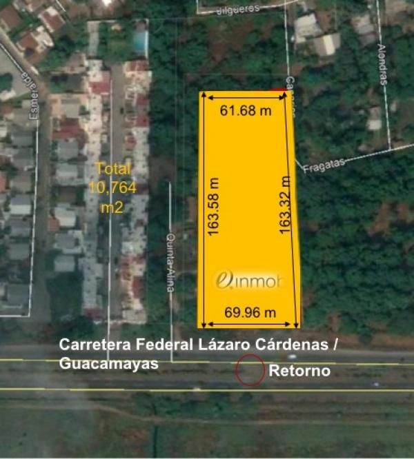 Venta Terreno / Lote La Orilla - Lázaro Cárdenas