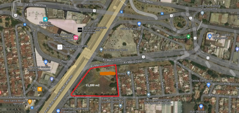 Terreno en Venta en Tlalnepantla,  Periferico y Mario Colin