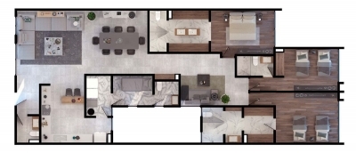 exclusivos departamentos en venta en san josé insurgentes con terraza vivaforte