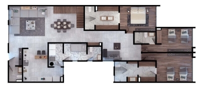 exclusivos departamentos en venta en san josé insurgentes con terraza vivaforte