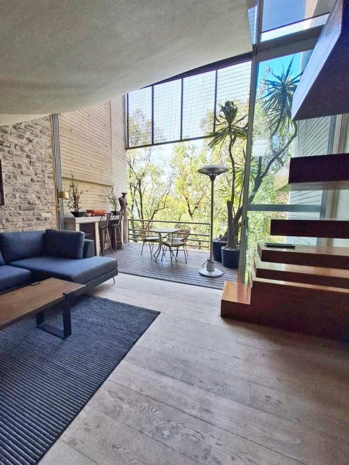 RENTA  DEPARTAMENTO PH AMUEBLADO, AMSTERDAN, CONDESA, DISPONIBLE AGOSTO 2025