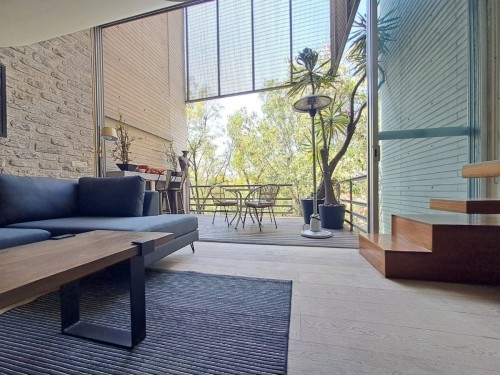 RENTA  DEPARTAMENTO PH AMUEBLADO, AMSTERDAN, CONDESA, DISPONIBLE AGOSTO 2025