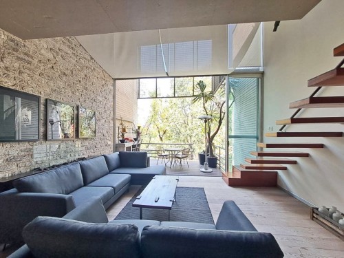 RENTA  DEPARTAMENTO PH AMUEBLADO, AMSTERDAN, CONDESA, DISPONIBLE AGOSTO 2025