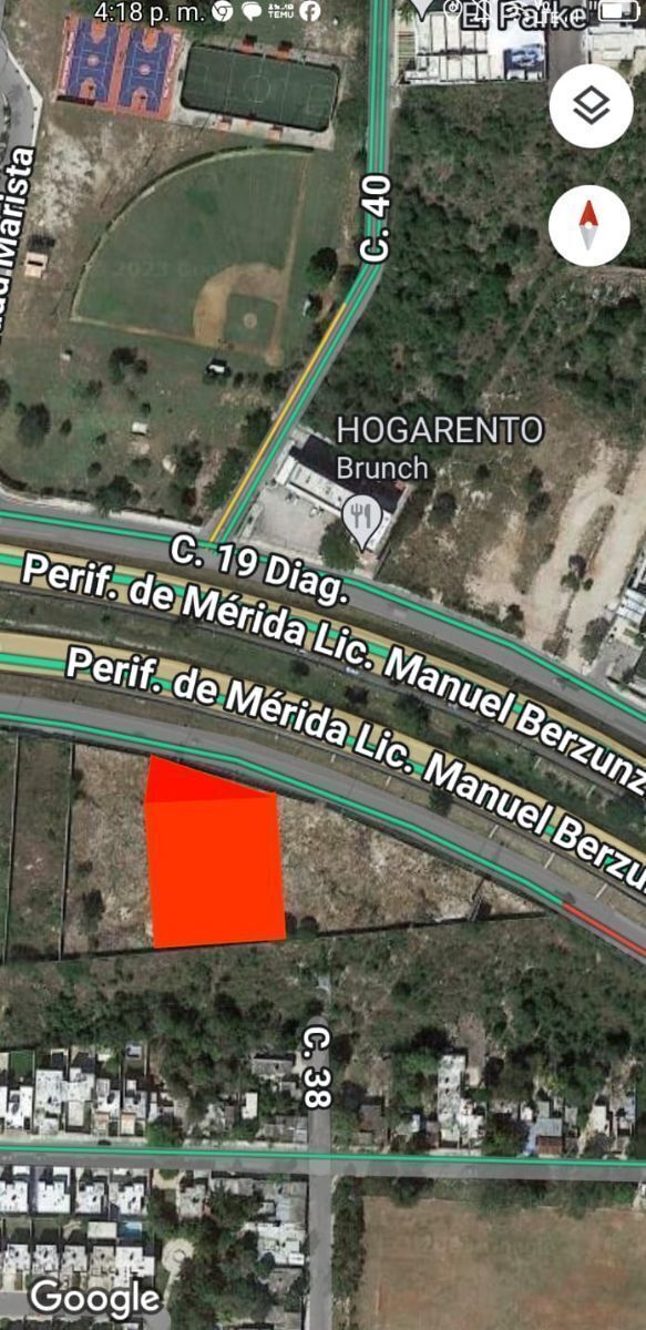 terreno comercial sobre periferico norte merida cerca de plaza harbor