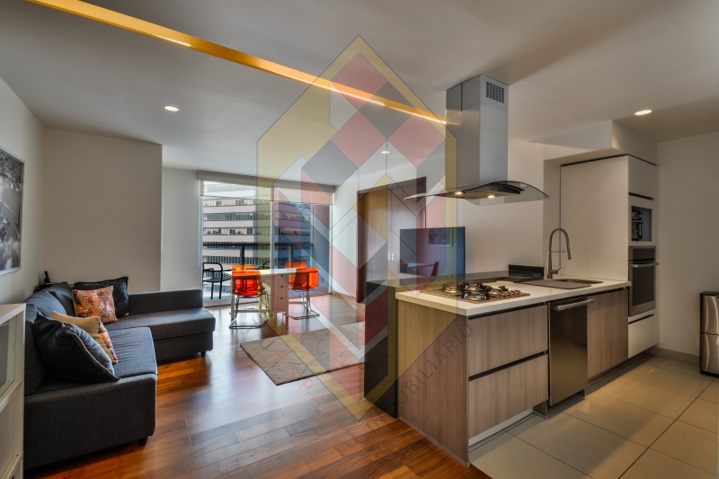 Departamento Venta Amueblado En  Santa Fe Cuajimalpa