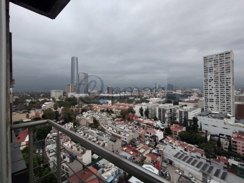 Renta Departamento En City Tower Grand, 2 Recámaras Con Balcón, Piso 18