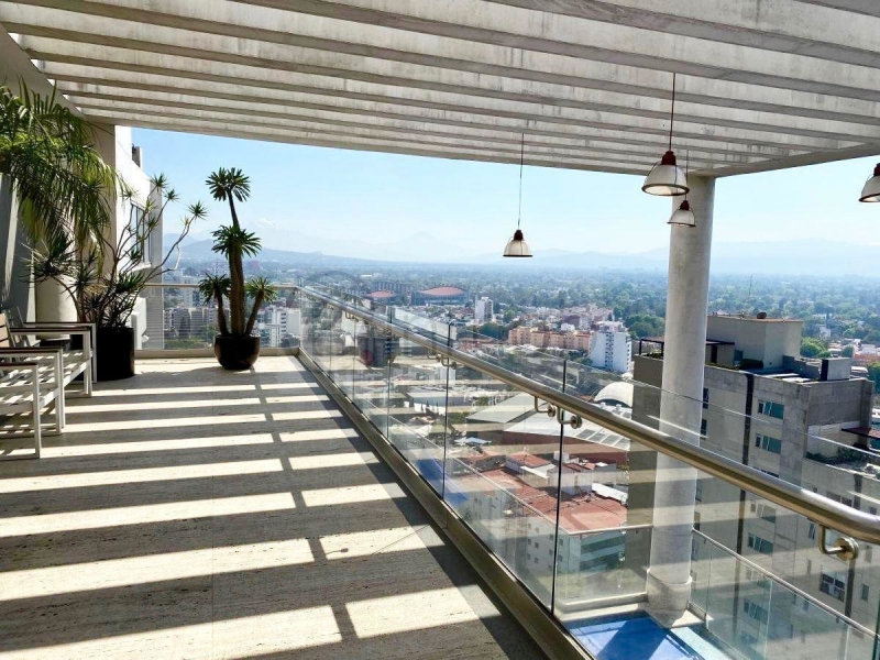 Renta Departamento En City Tower Grand, 2 Recámaras Con Balcón, Piso 18