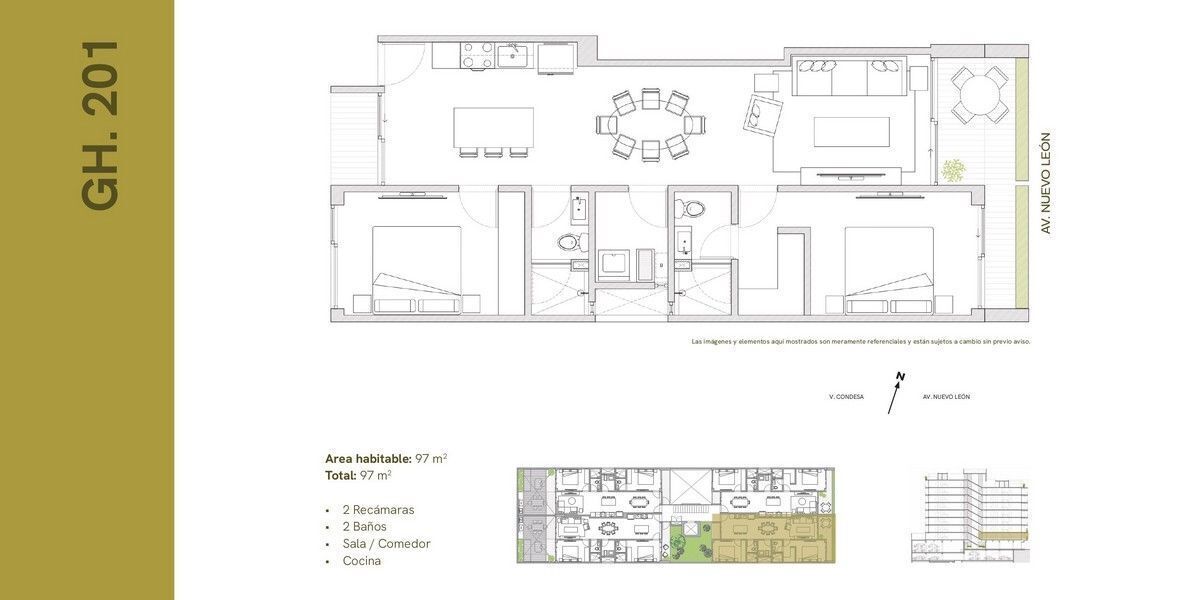 departamento venta hipódromo condesa alcaldía cuauhtémoc cdmx