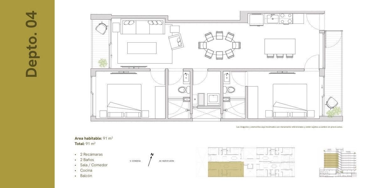 departamento venta hipódromo condesa alcaldía cuauhtémoc cdmx